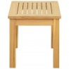 Stolik kawowy Jasna akacja 50 x 35 x 36 cm Lite Drewno Akacji