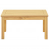 Stolik kawowy Jasna akacja 70 x 40 x 36 cm Lite Drewno Akacji