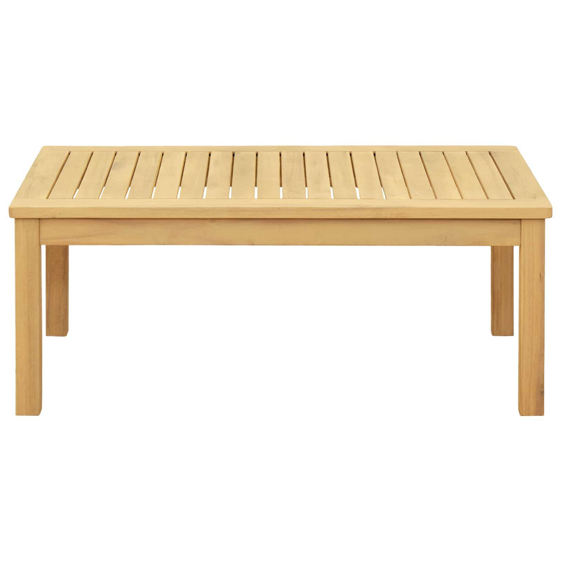 Stolik kawowy Jasna akacja 90 x 50 x 36 cm Lite Drewno Akacji