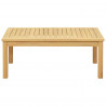 Stolik kawowy Jasna akacja 90 x 50 x 36 cm Lite Drewno Akacji