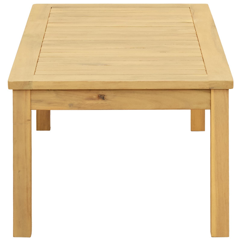 Stolik kawowy Jasna akacja 90 x 50 x 36 cm Lite Drewno Akacji