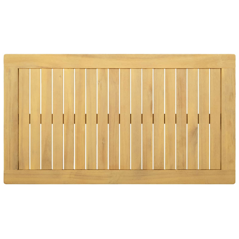 Stolik kawowy Jasna akacja 90 x 50 x 36 cm Lite Drewno Akacji