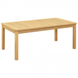 Stolik kawowy Jasna akacja 110 x 60 x 45 cm Lite Drewno Akacji