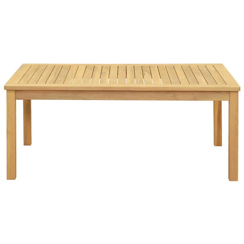 Stolik kawowy Jasna akacja 110 x 60 x 45 cm Lite Drewno Akacji
