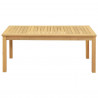 Stolik kawowy Jasna akacja 110 x 60 x 45 cm Lite Drewno Akacji