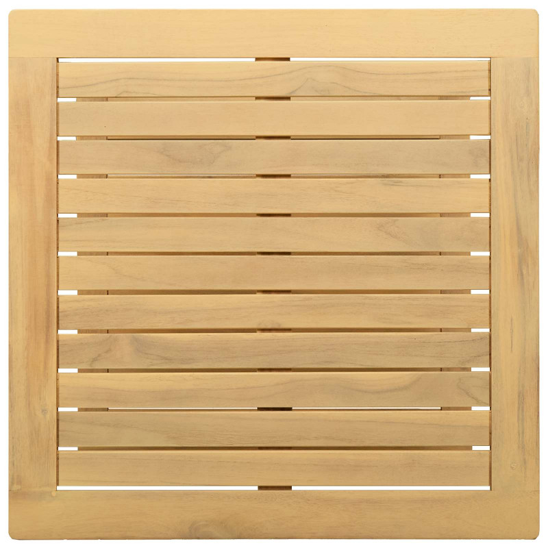 Stolik boczny Olej Naturalny 45 x 45 x 45 cm Lite Drewno Akacji