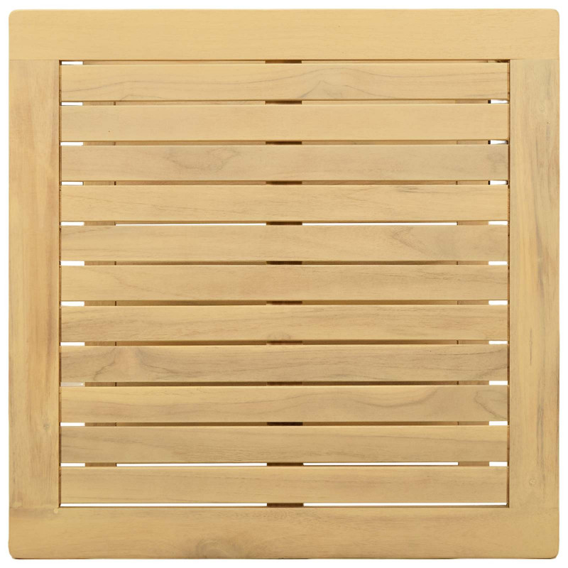 Stolik boczny Olej Naturalny 60 x 60 x 45 cm Lite Drewno Akacji