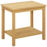 Stolik boczny Olej Naturalny 50 x 35 x 45 cm Lite Drewno Akacji