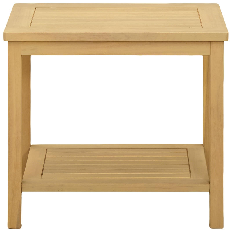 Stolik boczny Olej Naturalny 50 x 35 x 45 cm Lite Drewno Akacji