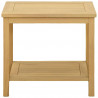 Stolik boczny Olej Naturalny 50 x 35 x 45 cm Lite Drewno Akacji