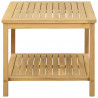 Stolik boczny Olej Naturalny 50 x 35 x 45 cm Lite Drewno Akacji