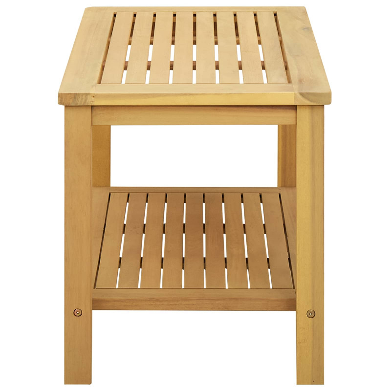 Stolik boczny Olej Naturalny 70 x 40 x 45 cm Lite Drewno Akacji