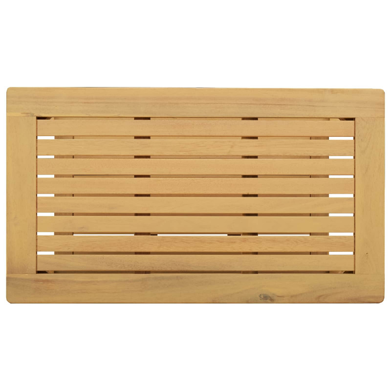 Stolik boczny Olej Naturalny 70 x 40 x 45 cm Lite Drewno Akacji