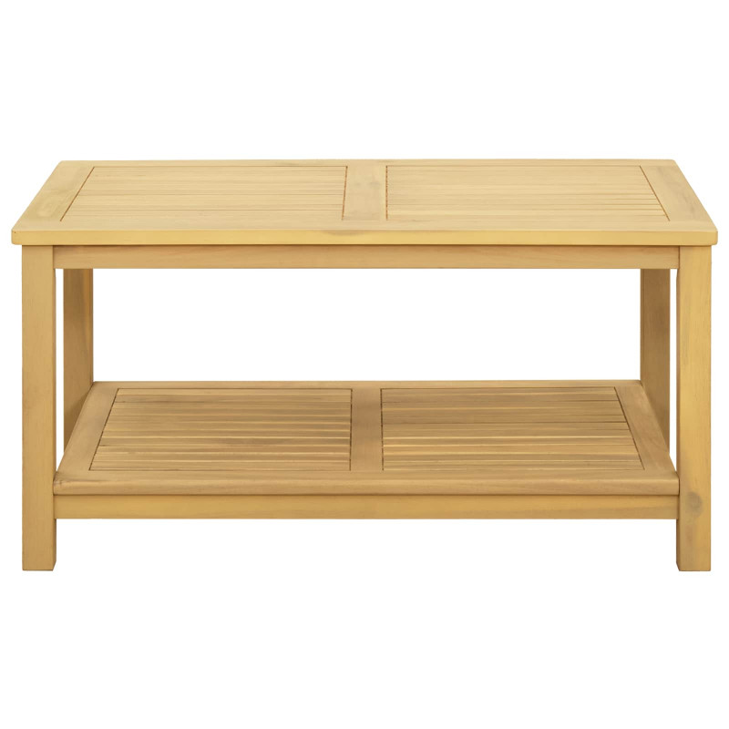 Stolik boczny Olej Naturalny 90 x 50 x 45 cm Lite Drewno Akacji