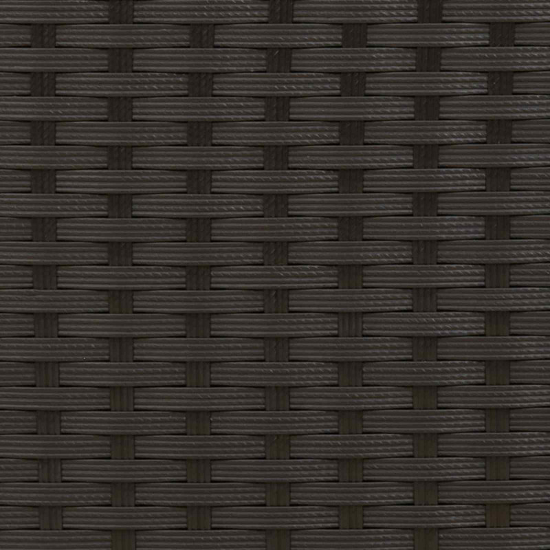 Leżanka z stolikiem Czarny 126 x 65 x 112 cm polirattan