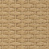 Zestaw Sof na Ogród z poduszką 2 pcs Naturalny Poli Rattan Stal