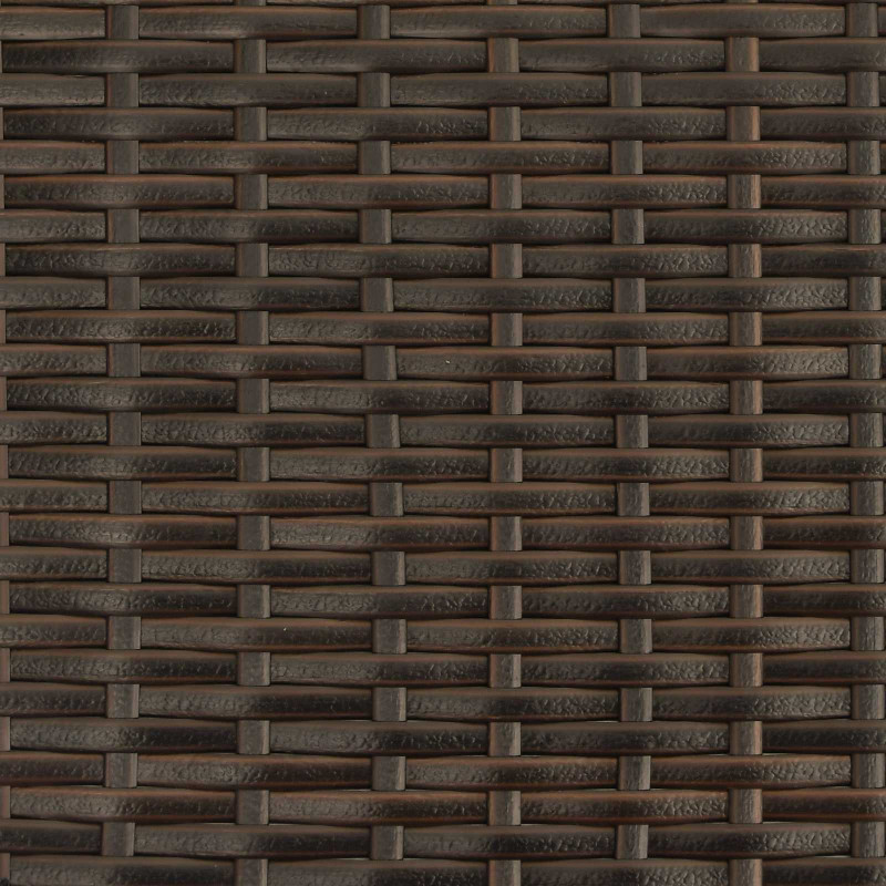 Krzesło Ogrodowe 2 pcs Brązowy i Kremowy 56 x 60 x 112 cm