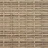 Krzesło Ogrodowe 2 pcs Beżowy i jasnoszary 56 x 60 x 112 cm