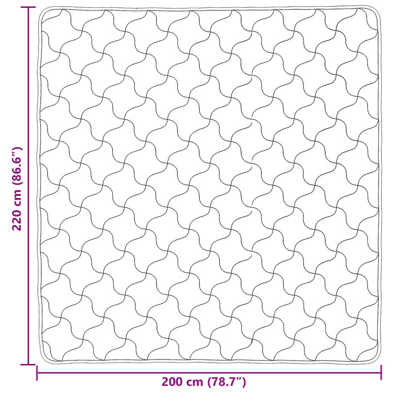 Letni Kołdra Kremowy 200 x 220 cm Mikrofibra i Fleece Teddy