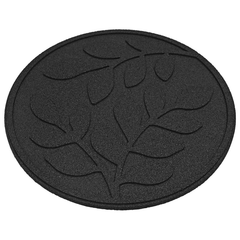 Kamień kroczący 6 pcs Czarny Ø 44 x 2 cm Guma