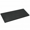 Kamień kroczący 6 pcs Czarny 60,5 x 25 x 2 cm Guma