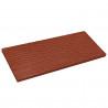 Kamień kroczący 6 pcs Czerwony 60,5 x 25 x 2 cm Guma