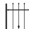 Ogrodzenie z kolcami Asten Czarny 200 x 150 cm