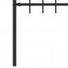 Ogrodzenie z kolcami Asten Czarny 200 x 130 cm