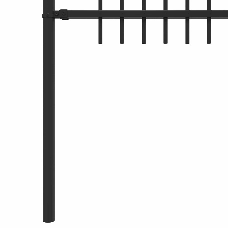 Ogrodzenie Łukowe ze Szpikulcem Dronten Czarny 200 x 150 cm