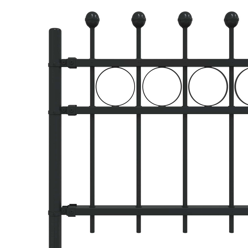 Ogrodzenie Ring Tilburg Czarny 200 x 130 cm