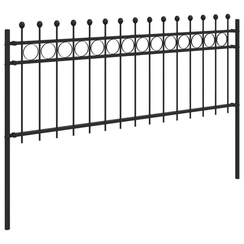 Ogrodzenie Ring Tilburg Czarny 200 x 130 cm