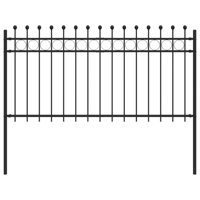 Ogrodzenie Ring Tilburg Czarny 200 x 150 cm