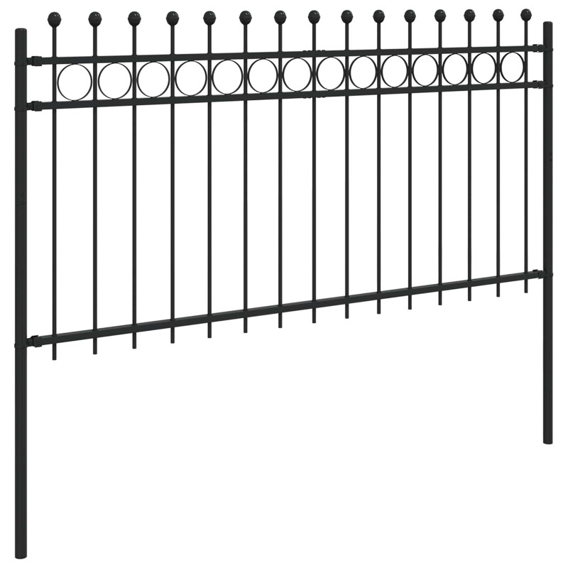 Ogrodzenie Ring Tilburg Czarny 200 x 150 cm