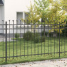 Ogrodzenie Ring Tilburg Czarny 200 x 130 cm
