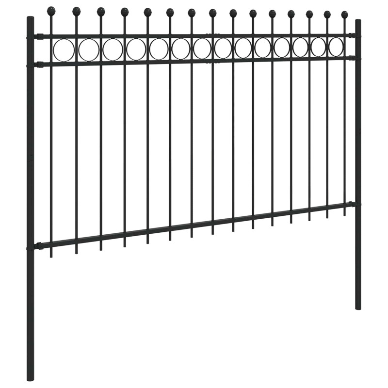 Ogrodzenie Ring Tilburg Czarny 200 x 130 cm