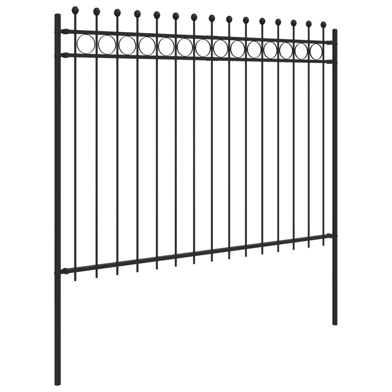 Ogrodzenie Ring Tilburg Czarny 200 x 200 cm