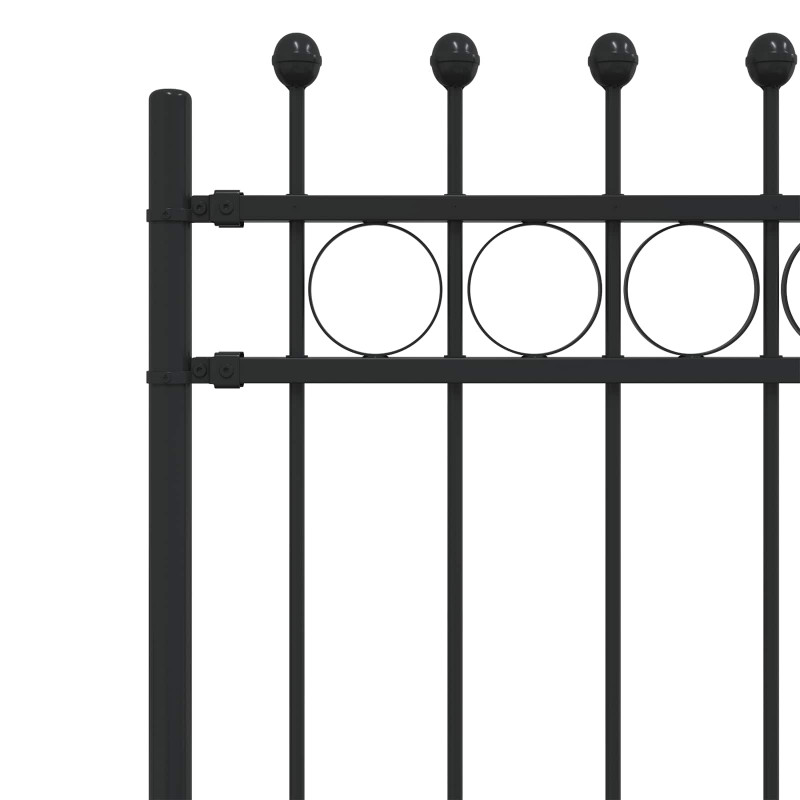 Ogrodzenie Ring Tilburg Czarny 200 x 200 cm