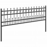 Ogrodzenie z pierścieniem Spike Horst Czarny 200 x 130 cm