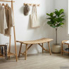 Ławka ogrodowa Naturalny 110 x 45 x 50 cm Bambus