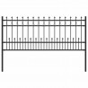 Ogrodzenie z pierścieniem Spike Horst Czarny 200 x 130 cm