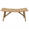 Ławka ogrodowa Naturalny 110 x 45 x 50 cm Bambus