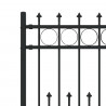 Ogrodzenie z pierścieniem Spike Horst Czarny 200 x 130 cm