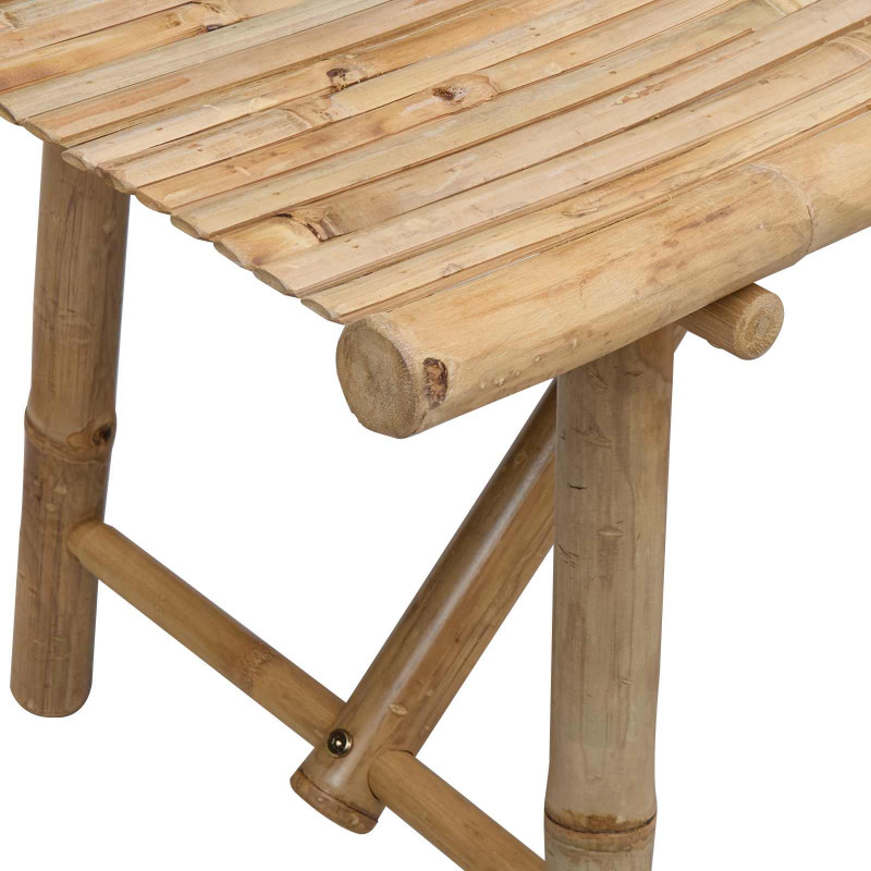 Ławka ogrodowa Naturalny 110 x 45 x 50 cm Bambus