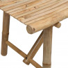 Ławka ogrodowa Naturalny 110 x 45 x 50 cm Bambus