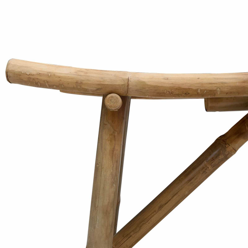 Ławka ogrodowa Naturalny 110 x 45 x 50 cm Bambus