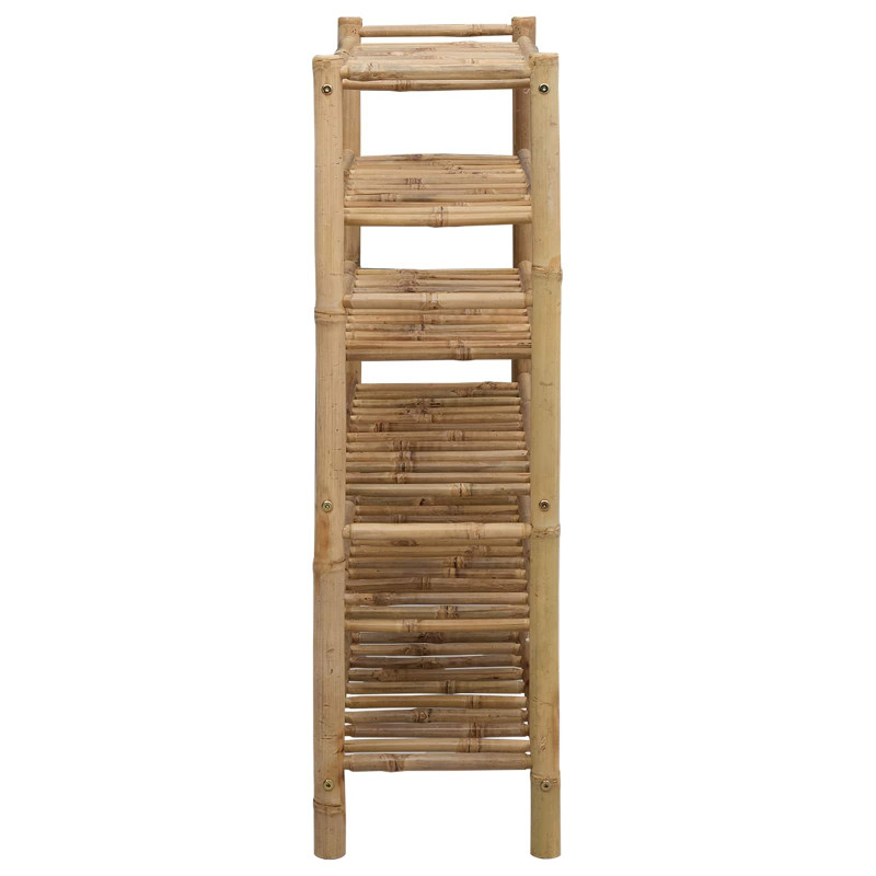 Stojak na buty z półką Naturalny 68 x 28 x 96 cm Bambus