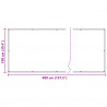 Ekran balkonowy Antracyt 100 x 400 cm Materiał Oxford