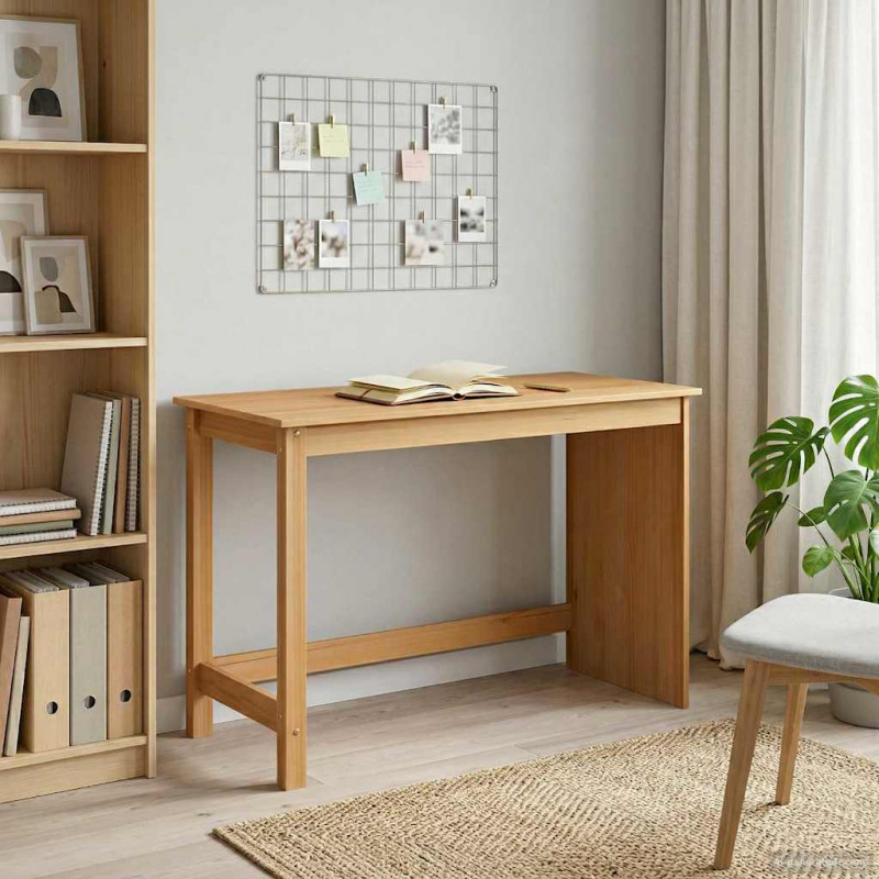 Biurko Miodowy brąz 112 x 50 x 75 cm Lite drewno sosnowe