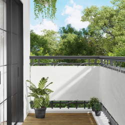 Ekran balkonowy Biały 75 x 200 cm Aluminium Oxford powlekany PU