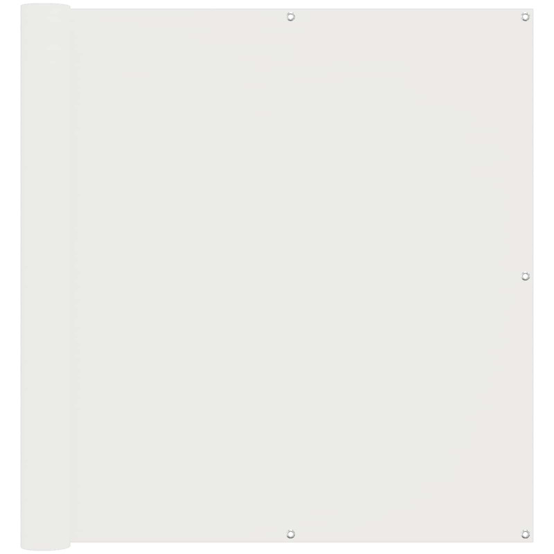 Ekran balkonowy Biały 120 x 200 cm